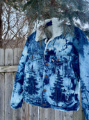 Krop Iconic Sherpa Jacket in Fir