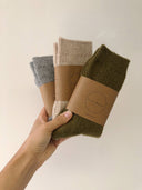 Billy Bamboo • Iceland Wool Socks in Neutral Hues