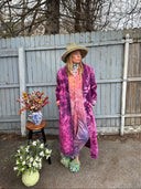 Krop Iconic Trench in Pink Sapphire