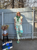 Krop Iconic Overalls in Little Lime