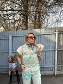 Krop Iconic Overalls in Little Lime