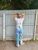 Krop Iconic Overalls in Late Bloom