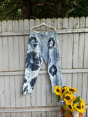 Krop Iconic Floral Printed Jeans in Goldie
