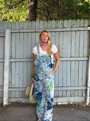 Krop Iconic Overalls in Garden
