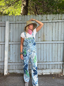 Krop Iconic Overalls in Garden
