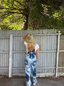 Krop Iconic Overalls in Garden