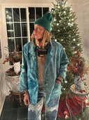 Holiday • Krop Iconic Blazer in Aquamarine