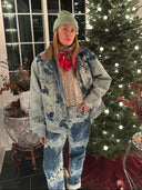 Holiday • Krop Iconic Wrangler Blanket-lined Jacket in Treetops Glisten