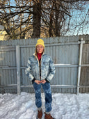 Krop Iconic Sherpa Jacket in Spruce